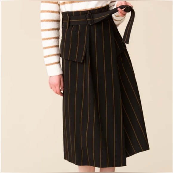 Vince Dresses & Skirts - Vince Women’s Belted Striped Utility Skirt NWT